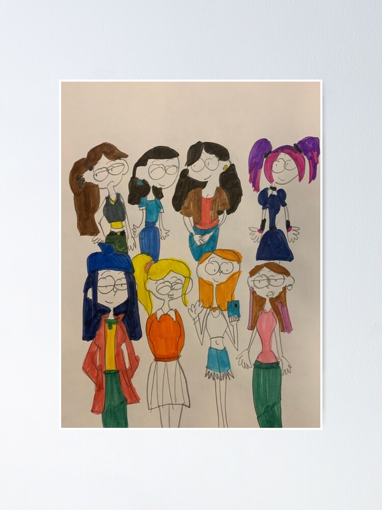 Total drama island 2023 girls Art Board Print for Sale by Beanziesdadshop