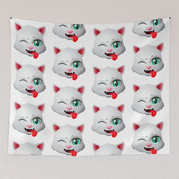 Item preview, emoji - cute cat pussy kitty ;) tongue out wink designed and sold by mr-serious-yt.
