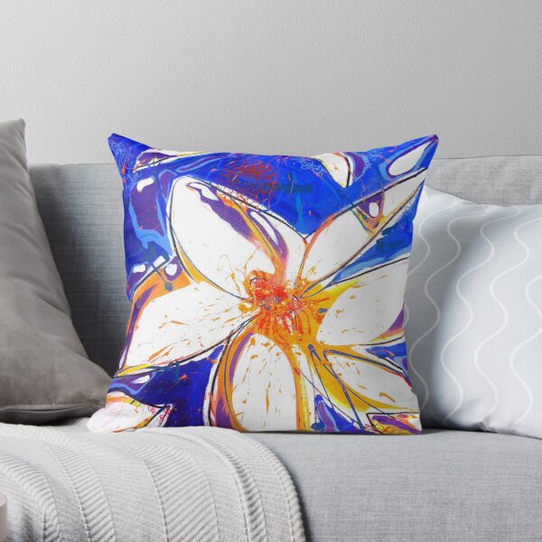 Sunrise Lily Throw Pillow