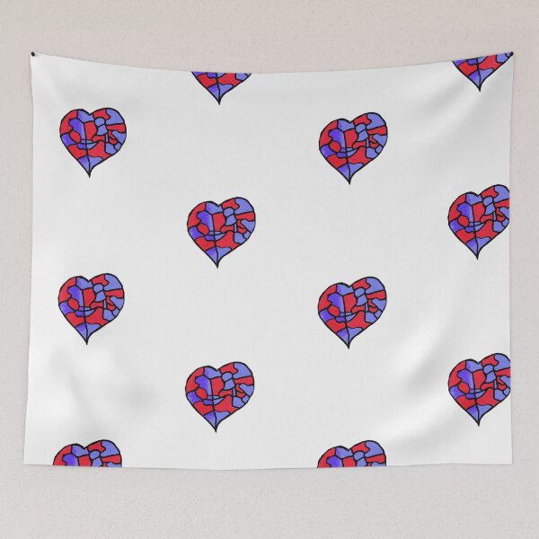Item preview, Heart puzzle texture  designed and sold by Coffeemerc117.