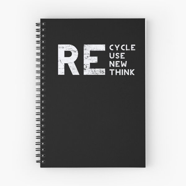 Item preview, RE Recycle Reuse Renew Rethink designed and sold by Liberty & Unicorns.