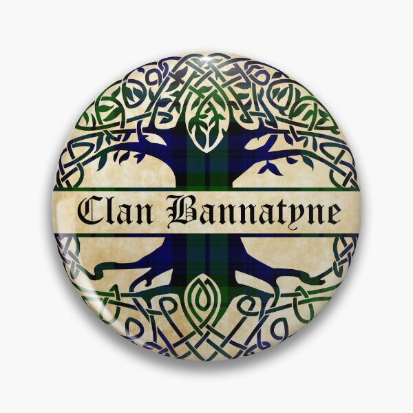 Item preview, Bannatyne Tree of Life Clan Scottish Surname tartan designed and sold by BagTown Clans.