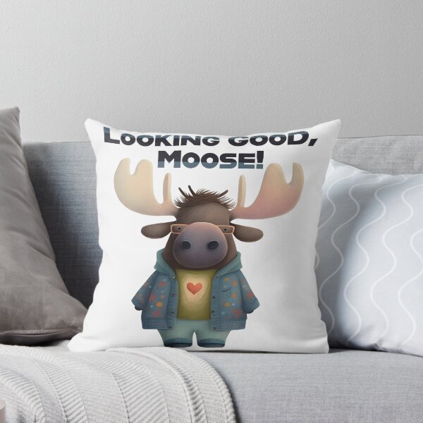 Item preview, Cool Moose in Fancy Jacket and Glasses designed and sold by Anicue.