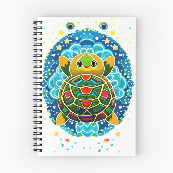 Item preview, cute happy turtle designed and sold by Five Seventy Five.