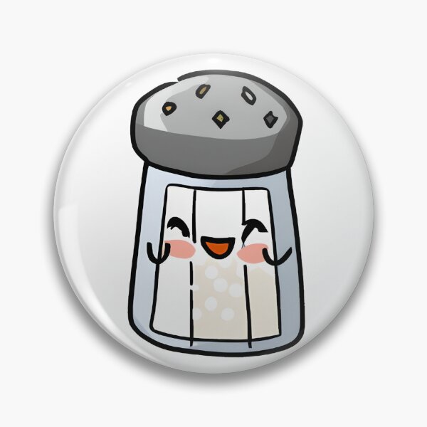 Item preview, Cute Kawaii Chibi Sticker: Salt and Pepper Shakers designed and sold by Shelley Noel.