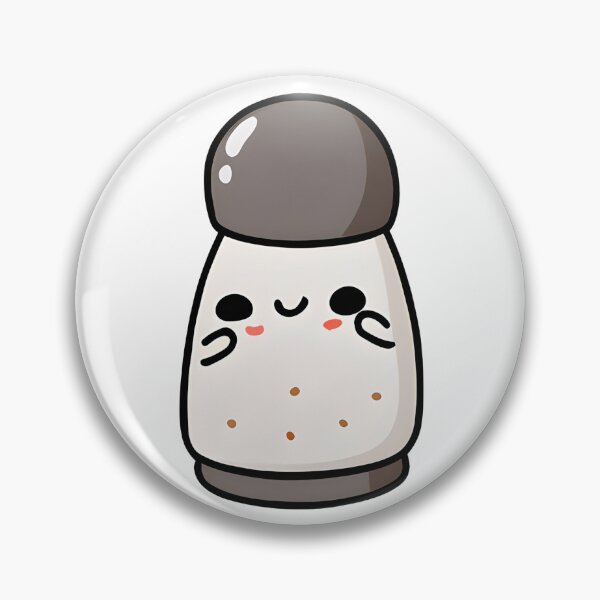 Item preview, Cute Kawaii Chibi Sticker: Salt and Pepper Shakers designed and sold by Shelley Noel.