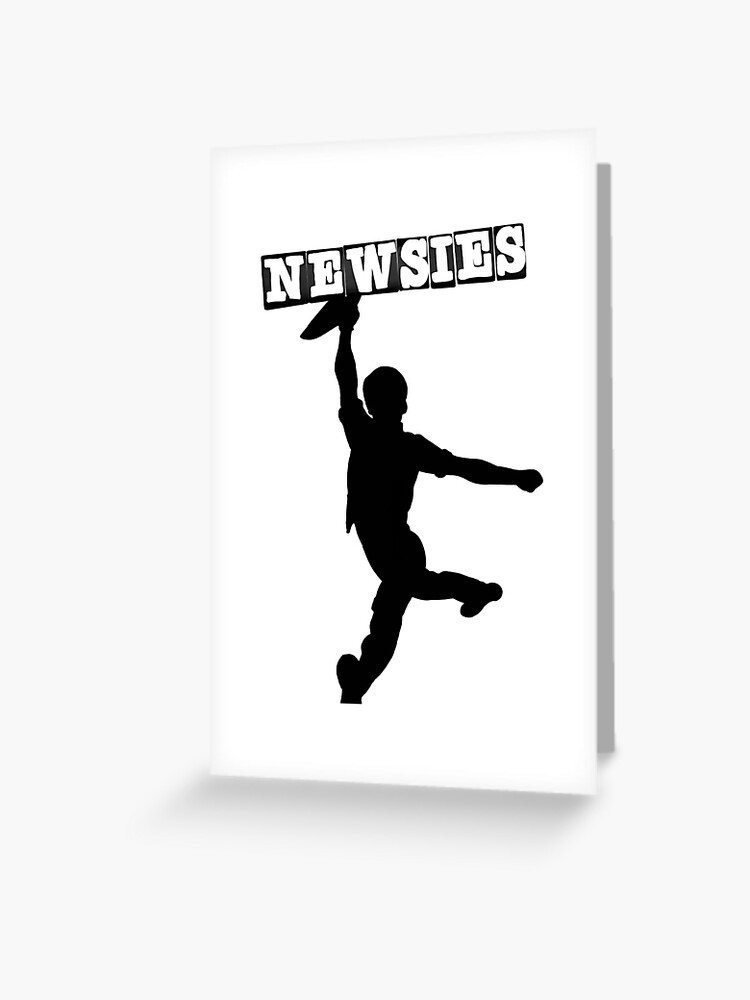 Newsies Jump Logo Greeting Card For Sale By Victoriarymer Redbubble