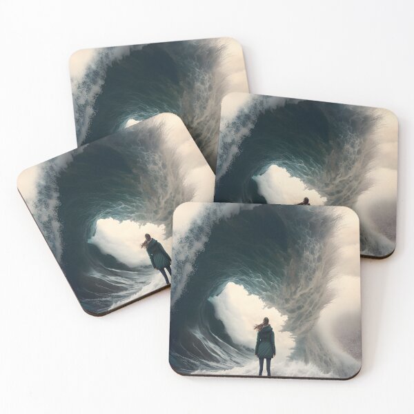 Item preview, Into the Wave F designed and sold by AvenueArtisans.
