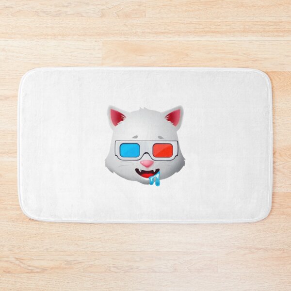 Item preview, emoji - cute cat pussy kitty 3D glasses Cinema Kino Cineast Drool designed and sold by mr-serious-yt.