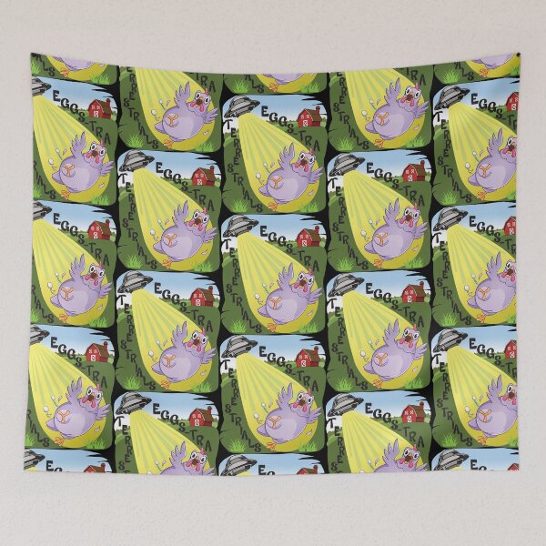 Item preview, Eggs-tra Terrestrials Funny Chicken Design designed and sold by designsmostfowl.
