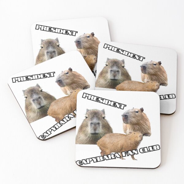 Item preview, Capybara Fan Club President designed and sold by aluminum-falcon.