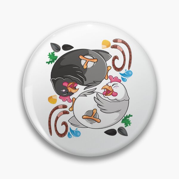 Item preview, The Tao Te Chook  Yin Yang Chicken designed and sold by designsmostfowl.