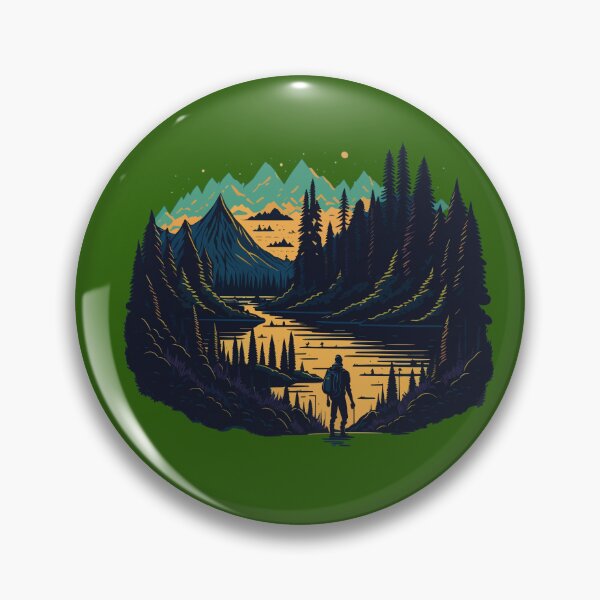 Item preview, Mountain Hiker designed and sold by FiaFiaPress.