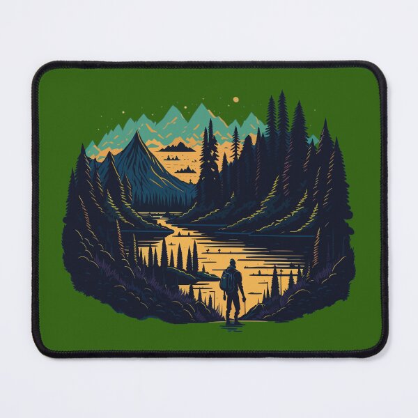 Item preview, Mountain Hiker designed and sold by FiaFiaPress.