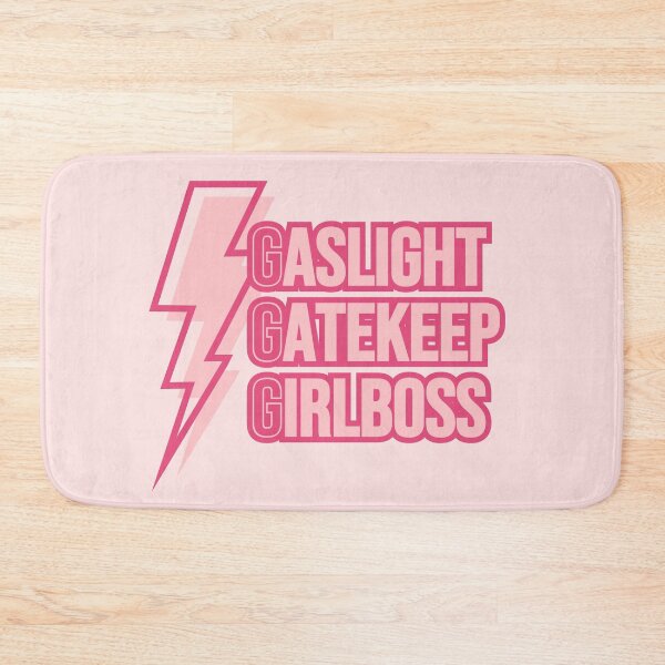 Item preview, Gaslight Gatekeep Girlboss Pink Lightning Bolt designed and sold by Pink Ribbon.