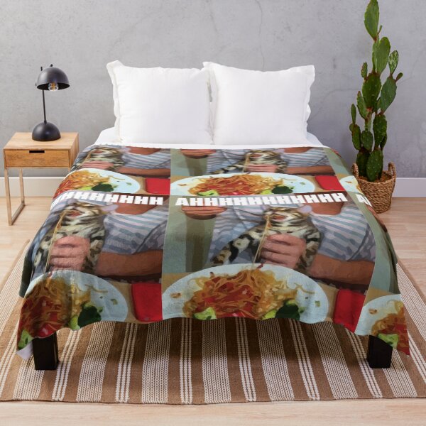 Item preview, cat eating spaghetti designed and sold by JacksDesign.