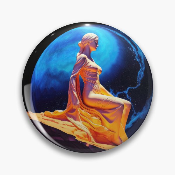 Item preview, Goddess of Love's Neon Embrace: Aphrodite Airbrush Artwork designed and sold by ThatsTheStyle.