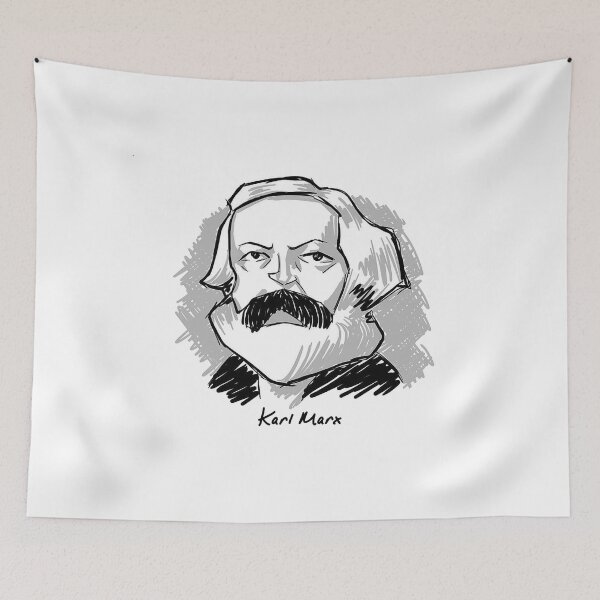 Item preview, Karl Marx Sketch designed and sold by AZHStudio.