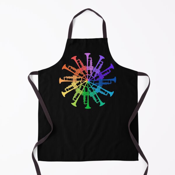 Item preview, Trumpet rainbow colourful trumpet design designed and sold by kathtrumpet.