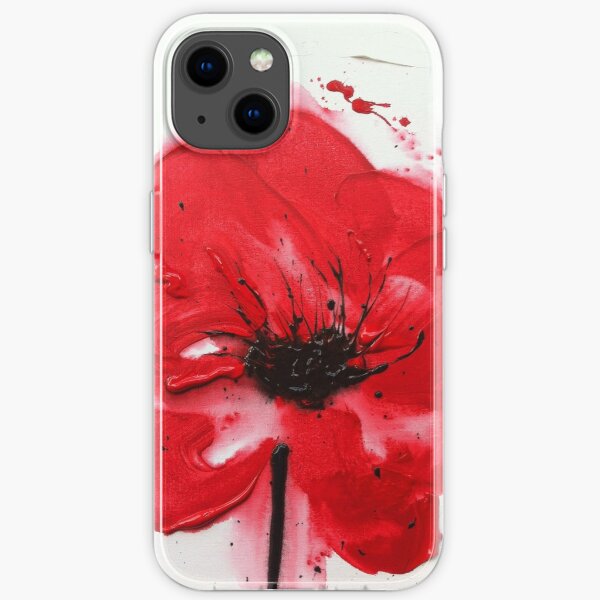 Remembrance Poppy iPhone Soft Case