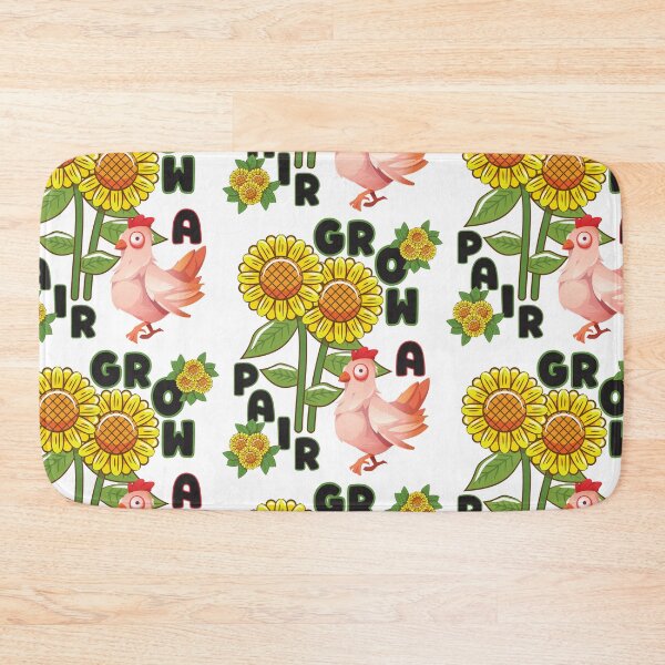 Item preview, Grow A Pair- Sunflower Chicken Gardening designed and sold by designsmostfowl.