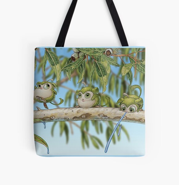 Squirts on Branch All Over Print Tote Bag