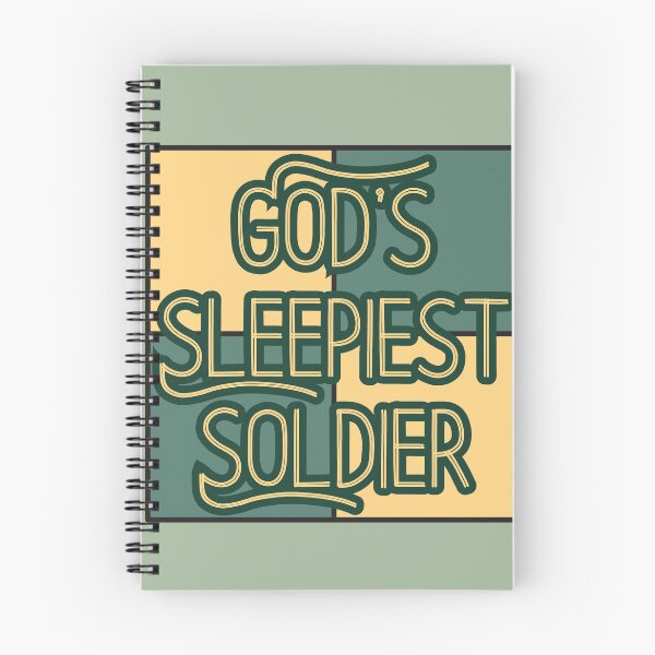 Artikelvorschau, Gottes schläfrigste Soldat-Mitte des Jahrhunderts modern in Grün entworfen und verkauft von Pink Ribbon.