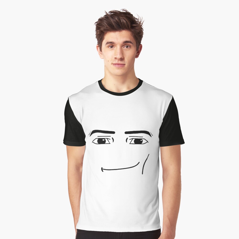 roblox man face Active T-Shirt for Sale by DOPANDA .