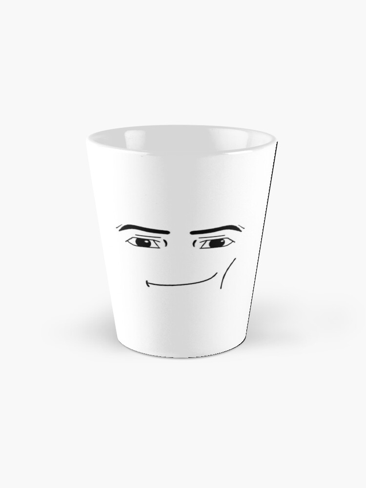 Get your morning started with the Roblox Man Face Cup - BigBuckle