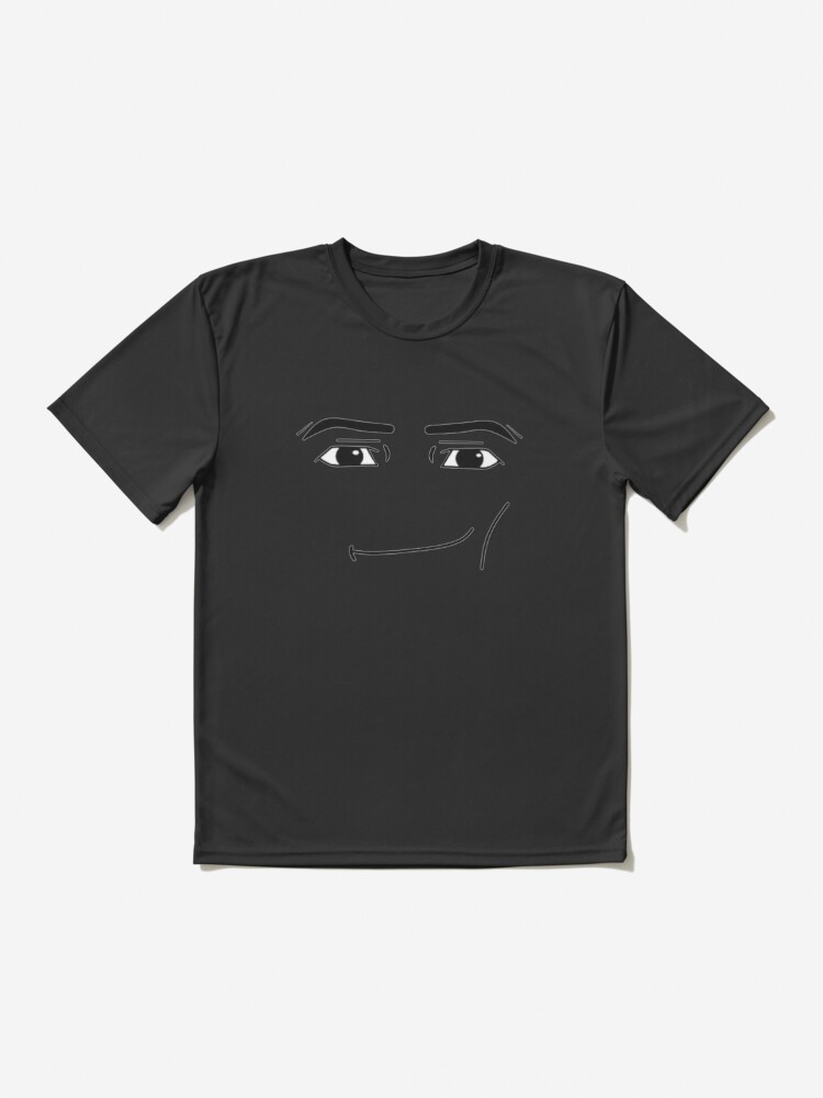 roblox man face Active T-Shirt for Sale by DOPANDA .