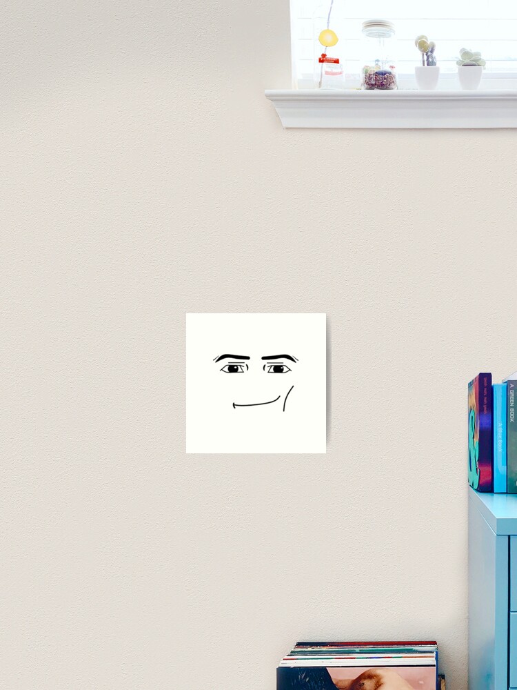 roblox man face Photographic Print for Sale by DOPANDA .