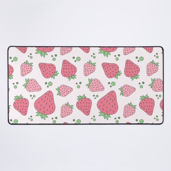 Item preview, Cartoon pink strawberries seamless pattern designed and sold by Acim0.