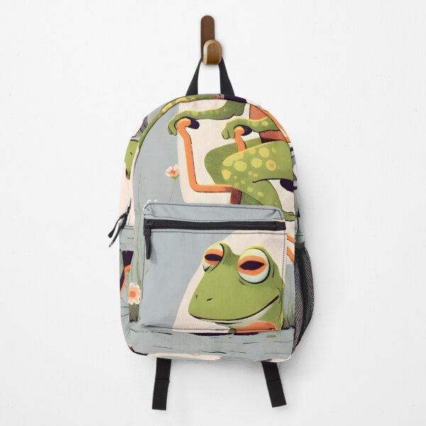 Item preview, one frog riding a bike while carrying another frog designed and sold by sweetie-monster.