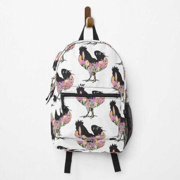 Item preview, Spring Chicken Floral Silhouette designed and sold by designsmostfowl.