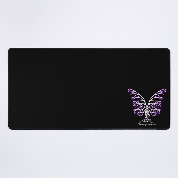 Item preview, Fibromyalgia Awareness Butterfly Tree Art designed and sold by DreamFruit11.