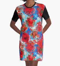 Cupid Petals Graphic T-Shirt Dress