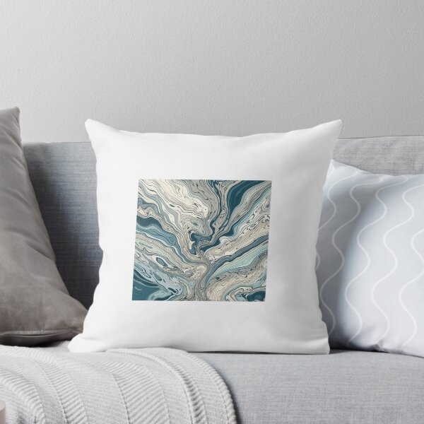 Item preview, pintura azul y blanca designed and sold by HammeredHound.