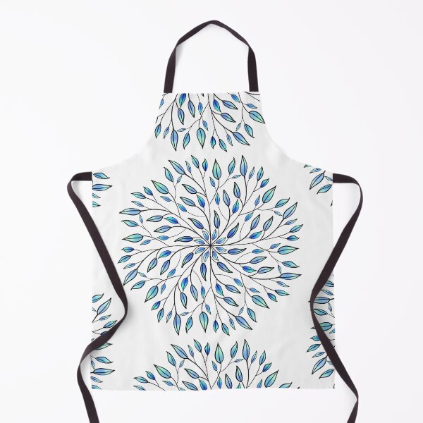 Item preview, Blue Leaves Mandala designed and sold by CarrieBrose.