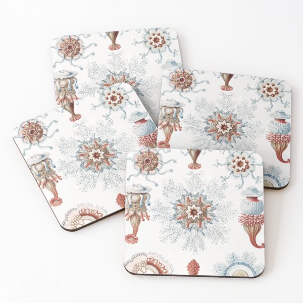 Item preview, Naturalist Sea Creatures White  designed and sold by Rachelblee.