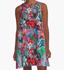 Floral Spring A-Line Dress