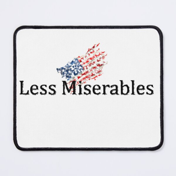 Item preview, Less Miserables designed and sold by NeedlessTees.