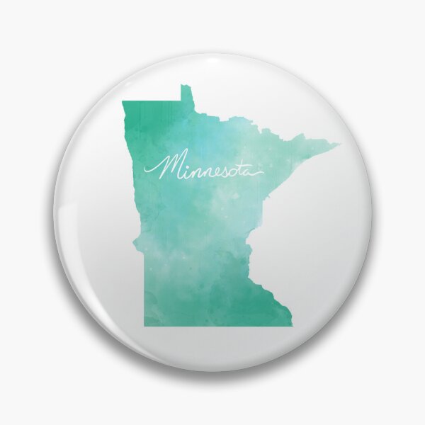 Item preview, Minnesota Watercolor (Turquoise) designed and sold by Meganemer4.