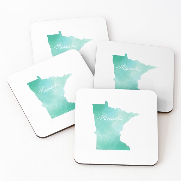 Item preview, Minnesota Watercolor (Turquoise) designed and sold by Meganemer4.
