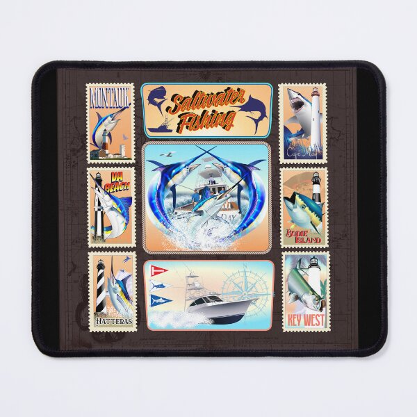 Item preview, Saltwater Fishing Lighthouse Art designed and sold by Color4Nature.