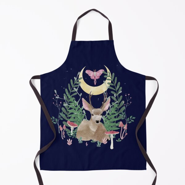 Item preview, Mystical Moon Deer designed and sold by wildredhead.