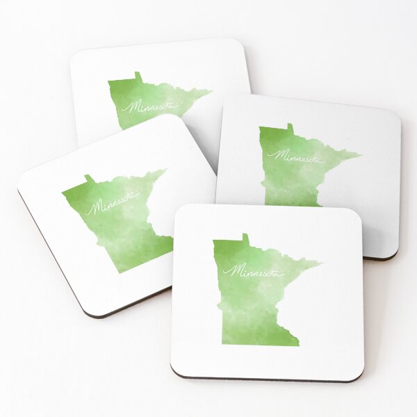 Item preview, Minnesota Watercolor (Green) designed and sold by Meganemer4.