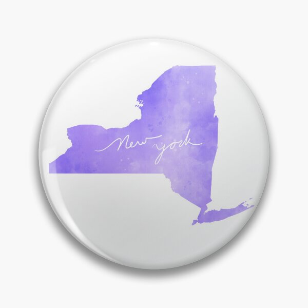 Item preview, New York State Watercolor (Purple) designed and sold by Meganemer4.