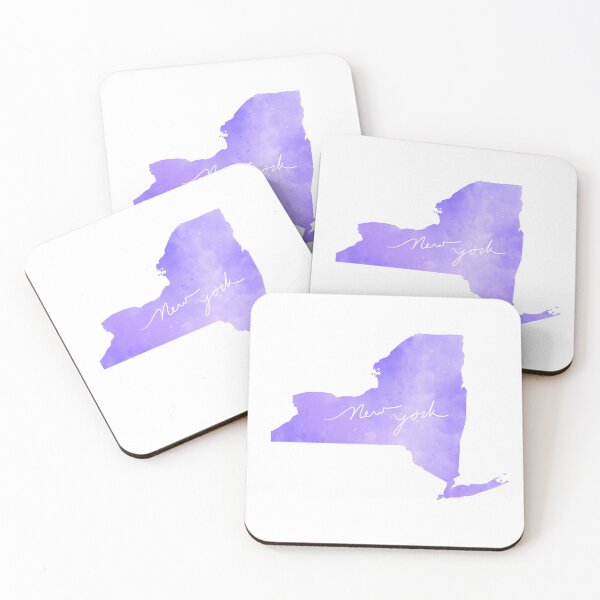 Item preview, New York State Watercolor (Purple) designed and sold by Meganemer4.