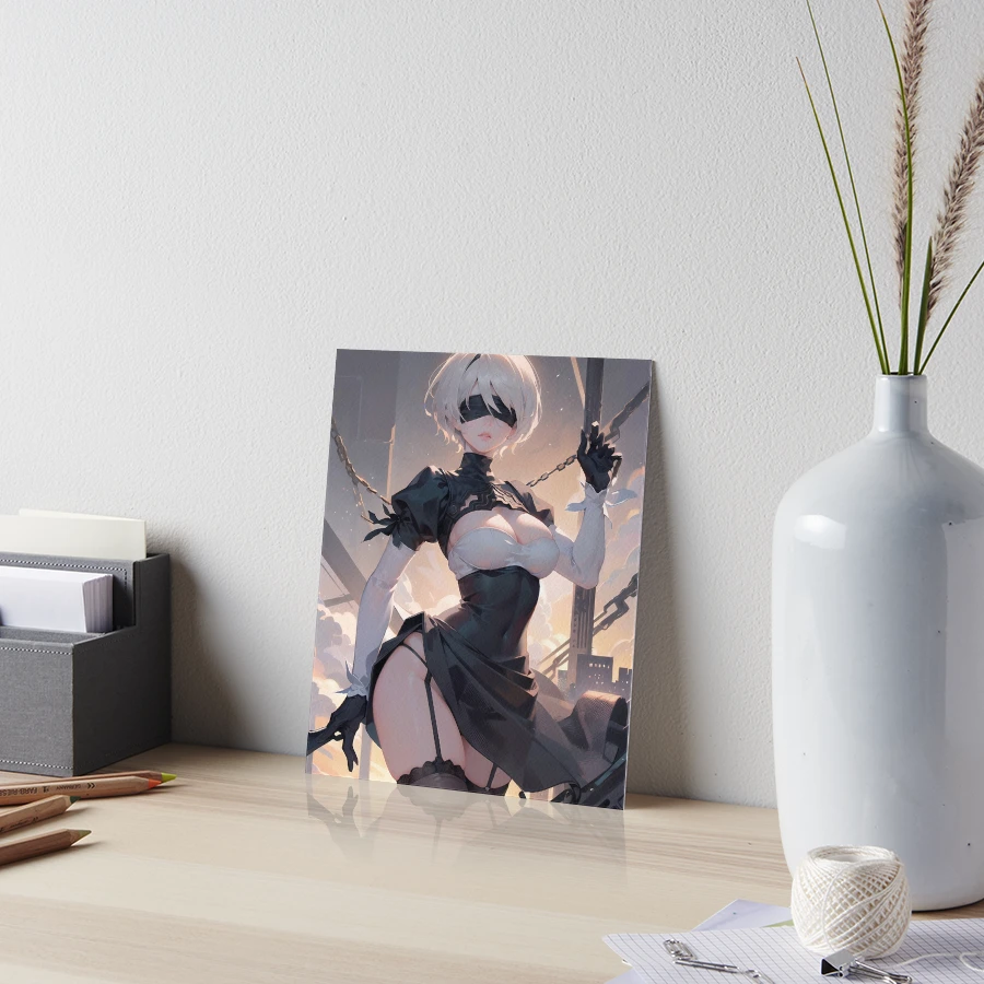 Nier Automata 2B Art Board Print for Sale by CassidyCreates