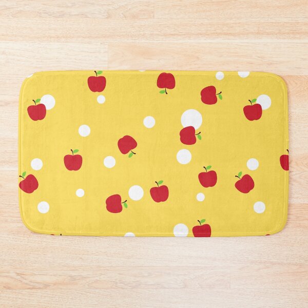 Item preview, Apple pattern with Yellow Background designed and sold by Mapsart-.